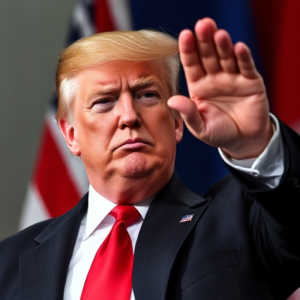Trump Fires More Than A Dozen Justice Department Officials trump nazt salute