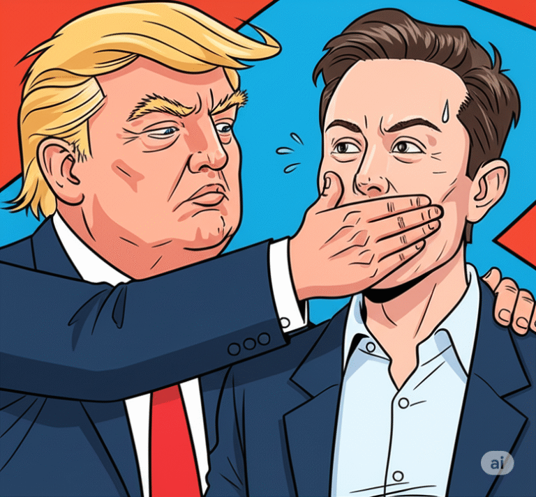 trump muzzling elon musk