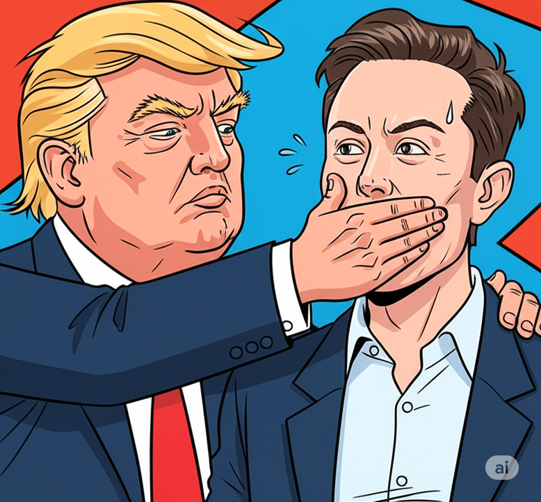 trump muzzling elon musk