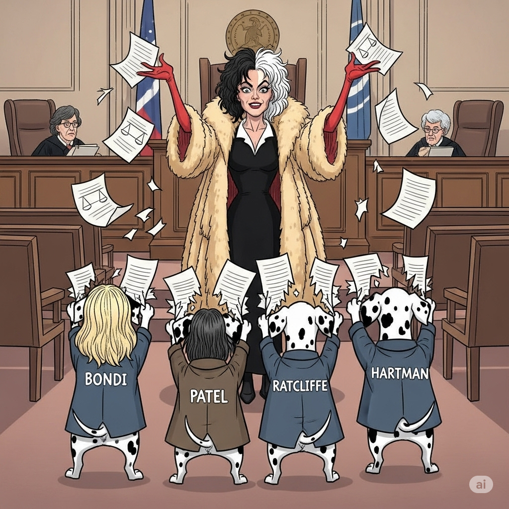 Trump's Hand-Picked Loyalists Cruella and pups